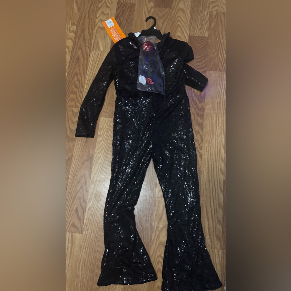 Glam Popstar costume girls size large 10-12 new